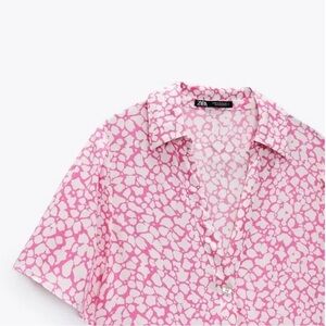 Zara Collared Floral Midi Dress (size: s)